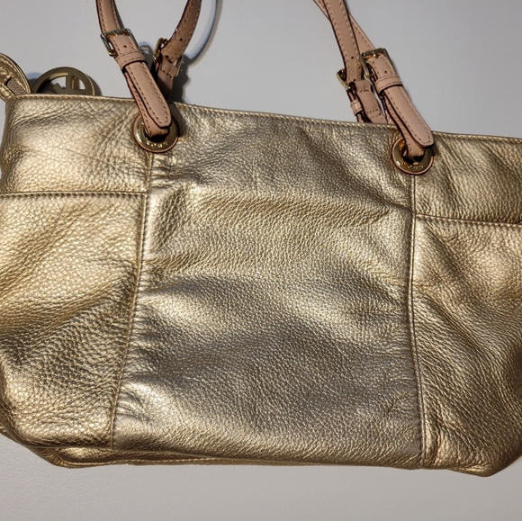 Michael Kors Jet Set East/West Top Zipper Leather Tote - Picture 4 of 4